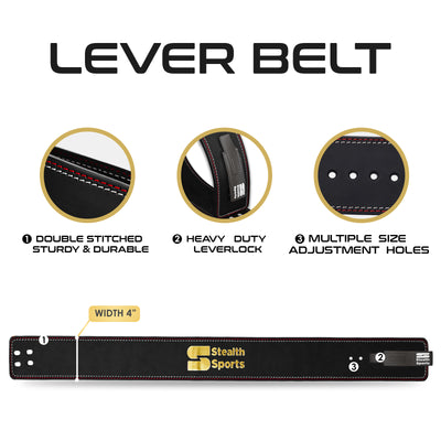 Lever Belt - Black